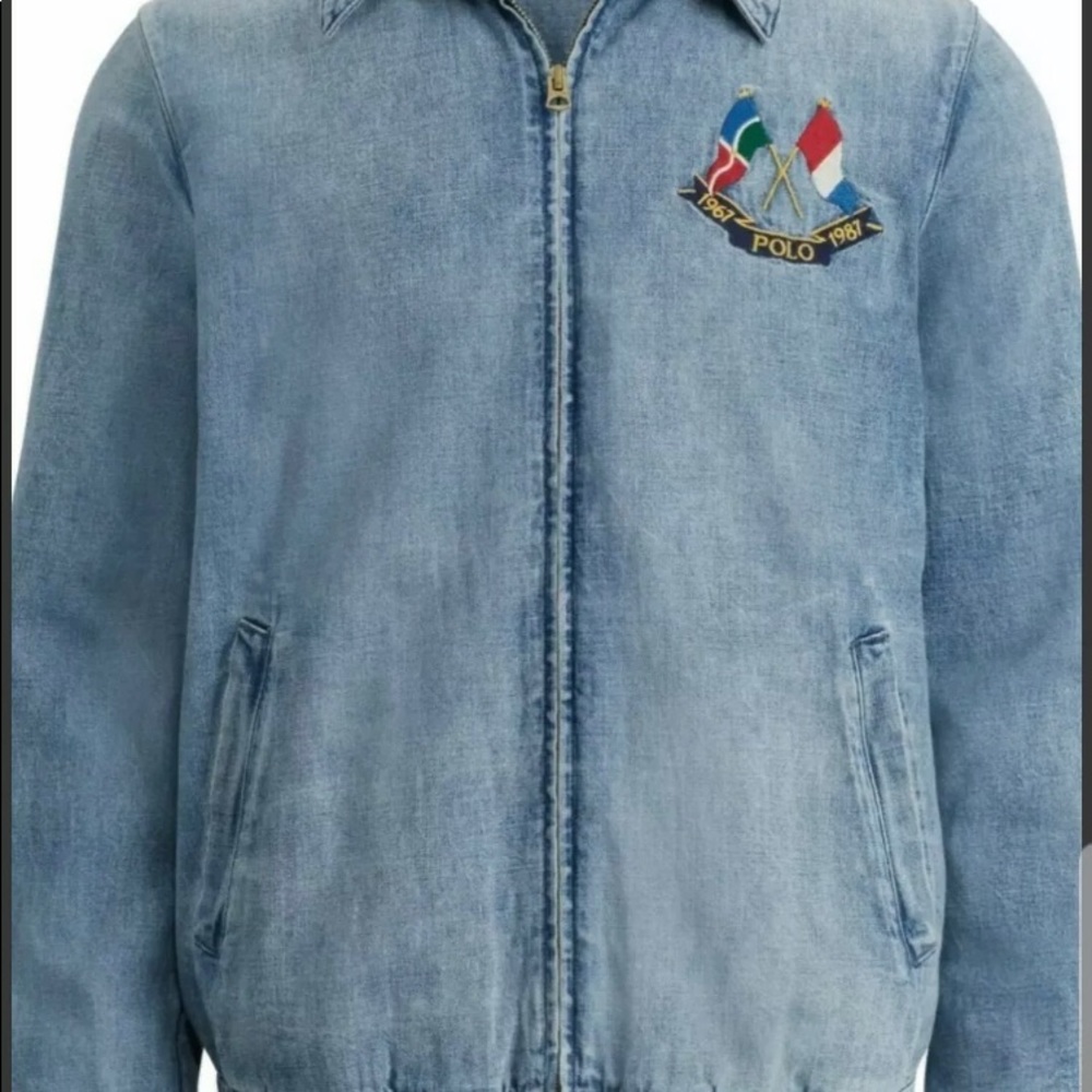 Ralph Lauren Polo Denim bomber jacket Vintage 1986